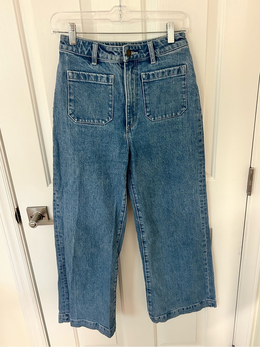 Rolla’s High Rise Wide Leg Sailor Jeans Medium Wash